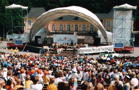 Schulanfngerveranstaltung in Dresden, Freilichtbhne 